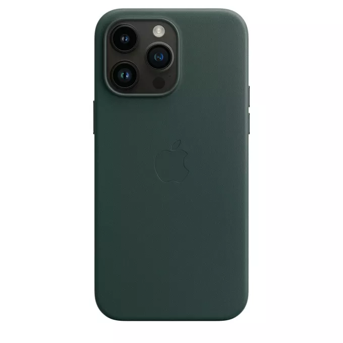 Apple Etui skórzane z MagSafe do iPhone 14 Pro Max - leśna zieleń