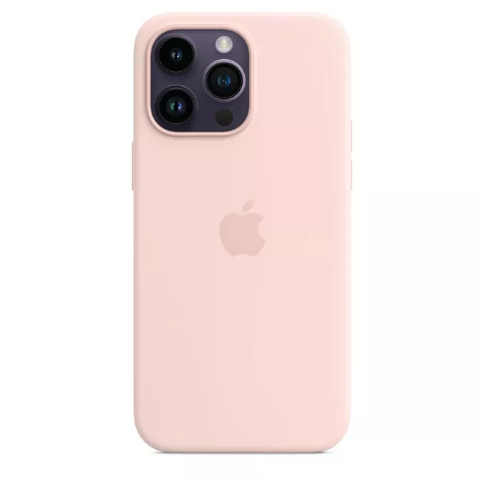 Apple Etui silikonowe z MagSafe do iPhone 14 Pro Max - kredowy róż