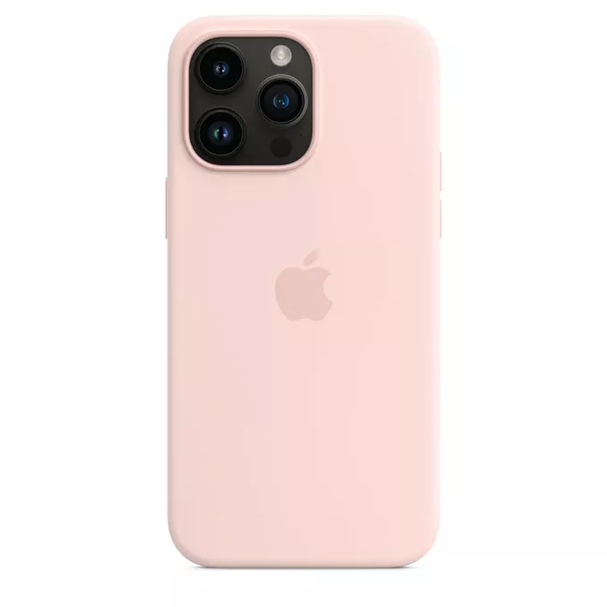 Apple Etui silikonowe z MagSafe do iPhone 14 Pro Max - kredowy róż