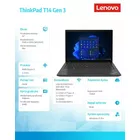Lenovo Ultrabook ThinkPad T14 G3 21CF0036PB W11Pro 6850U/16GB/512GB/INT/14.0 WUXGA/Villi Black/3YRS Premier Support