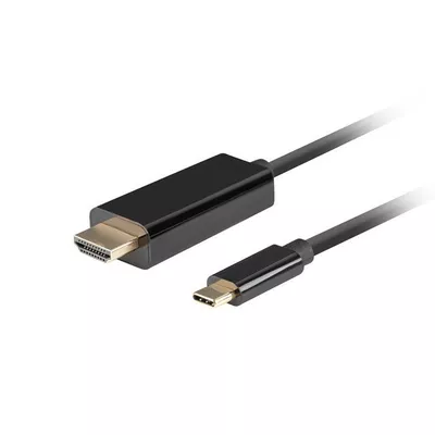 Lanberg Kabel USB-C(M)-&gt;HDMI(M) 4K 60HZ 3M czarny