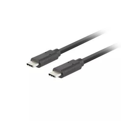 Lanberg Kabel USB-C M/M 3.1 gen 2 0.5M 10GB/S PD100W czarny