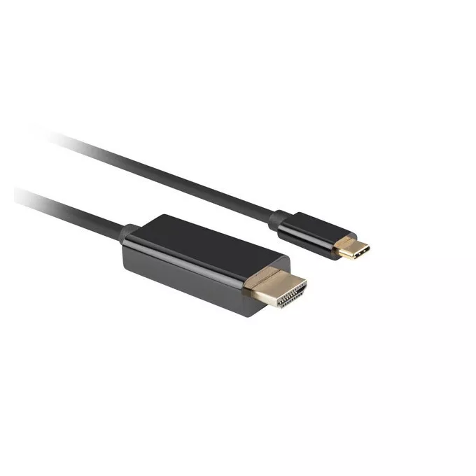 Lanberg Kabel USB-C(M)-&gt;HDMI(M)0.5M 4K 60HZ czarny