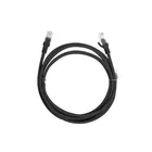 Lanberg PATCHCORD KAT.6 2M CZARNY FLUKE PASSED LANBERG