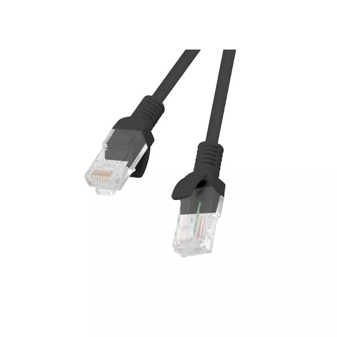 Lanberg PATCHCORD KAT.6 2M CZARNY FLUKE PASSED LANBERG
