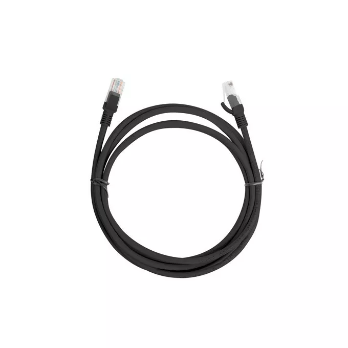 Lanberg PATCHCORD KAT.6 2M CZARNY FLUKE PASSED LANBERG
