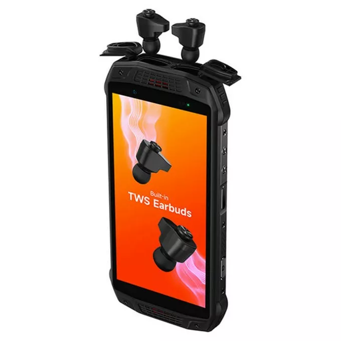 ULEFONE Smartfon Armor 15 6GB/128GB IP68/IP69K 6600mAh DualSIM Wbudowane Słuchawki Czarny