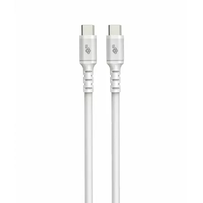 TB Kabel USB-C - USB-C 2m silikonowy biały