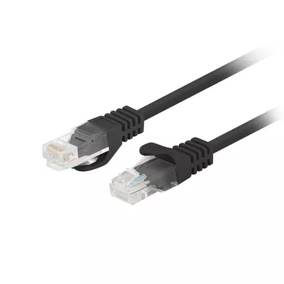 Lanberg Patchcord kat.6 UTP 0.25m 10-pack fluke passed czarny