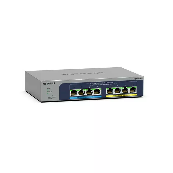 Netgear Przełącznik MS108EUP Switch 8x2.5GE PoE++ | Alsen.pl