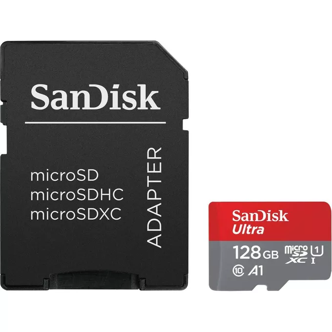 SanDisk Karta Ultra microSDXC 128GB 140MB/s A1 + Adapter SD