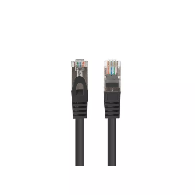 Lanberg Patchcord kat.6 FTP 1.5M 10-pack fluke passed czarny