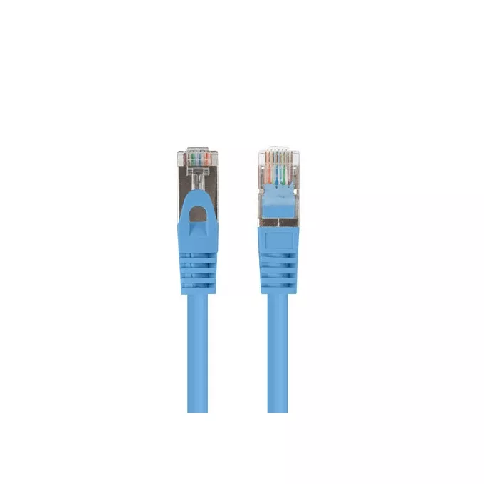 Lanberg Patchcord kat.6 FTP 1M 10-pack fluke passed niebieski