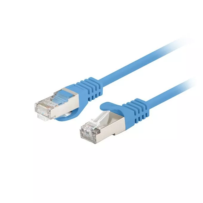 Lanberg Patchcord kat.6 FTP 1M 10-pack fluke passed niebieski