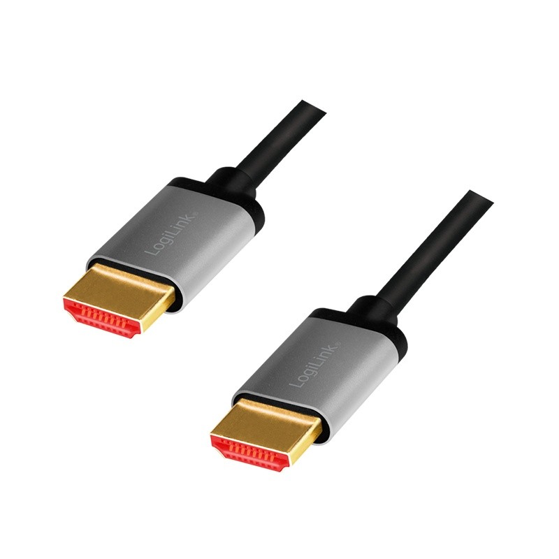 LogiLink Kabel HDMI 2.1 8K/60Hz aluminiowy 3m