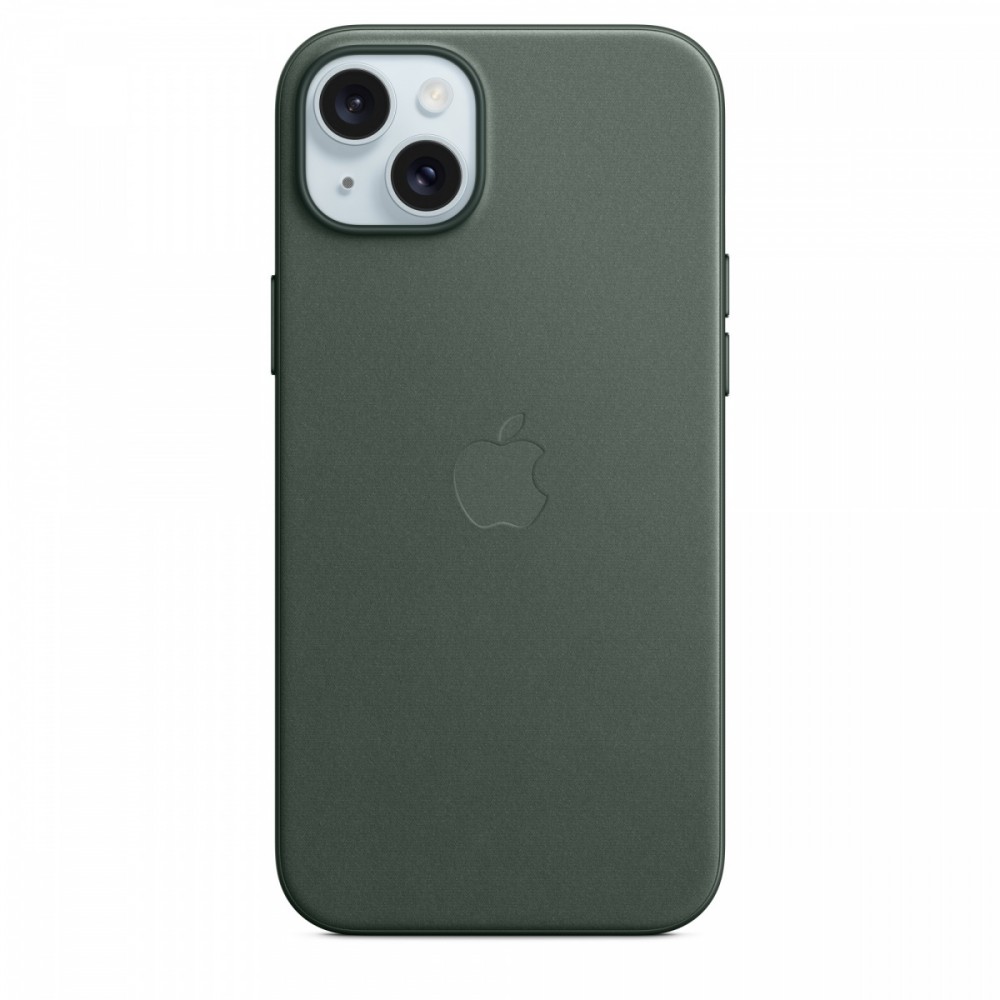 Apple Etui z tkaniny FineWoven z MagSafe do iPhonea 15 Plus - wieczna zieleń
