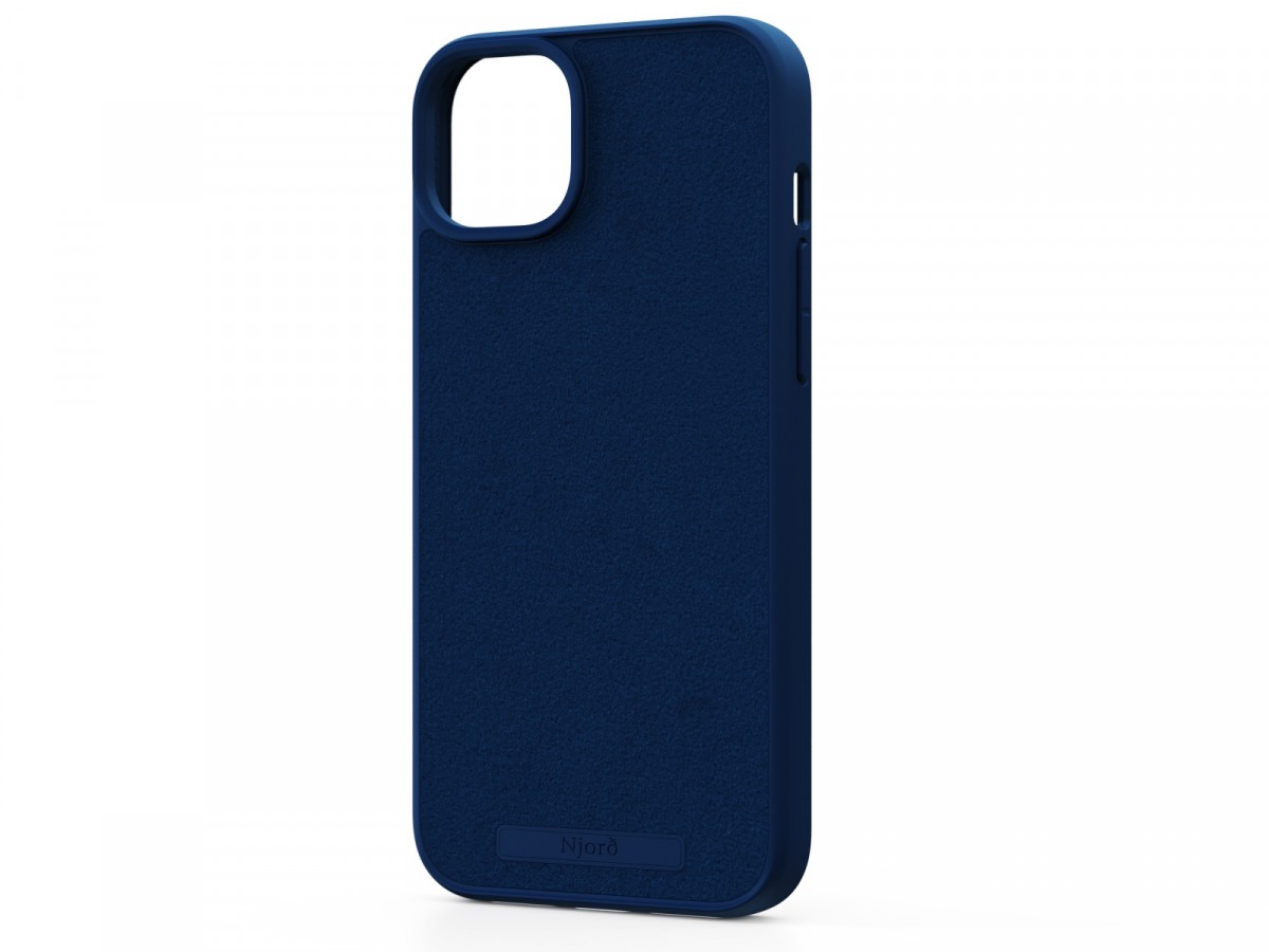 Njord by Elements Etui do iPhone 15 Plus MagSafe zamsz Niebieskie