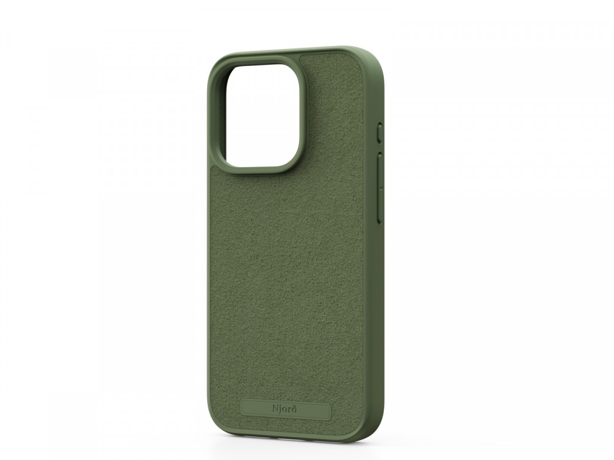 Njord by Elements Etui do iPhone 15 Pro MagSafe zamsz Oliwkowe