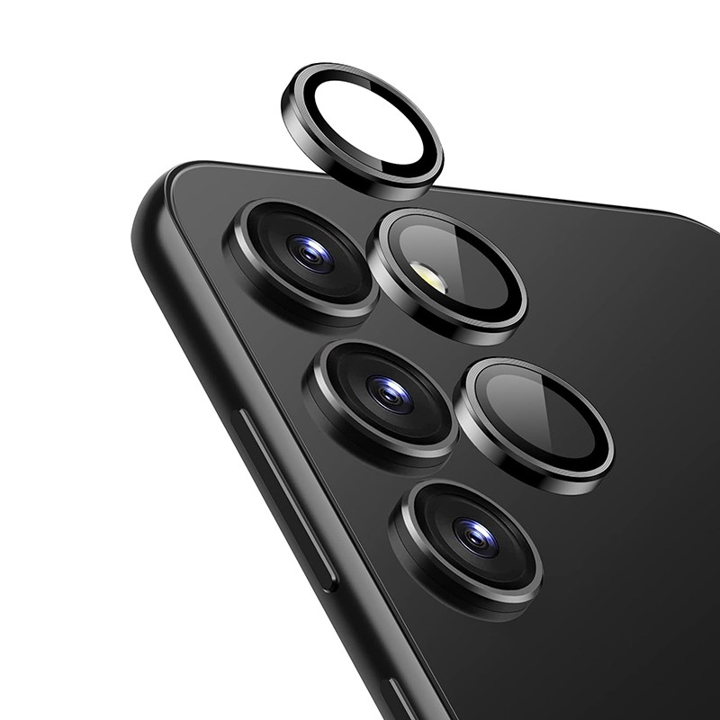 CRONG Szkło hartowane na obiektyw aparatu Samsung Galaxy S24+ Czarne