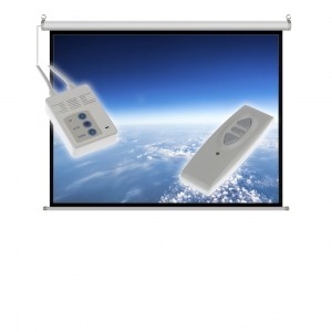 ART Ekran elektryczny 100 cali FS-100 4:3 203x152cm z pilotem-Zdjęcie-0