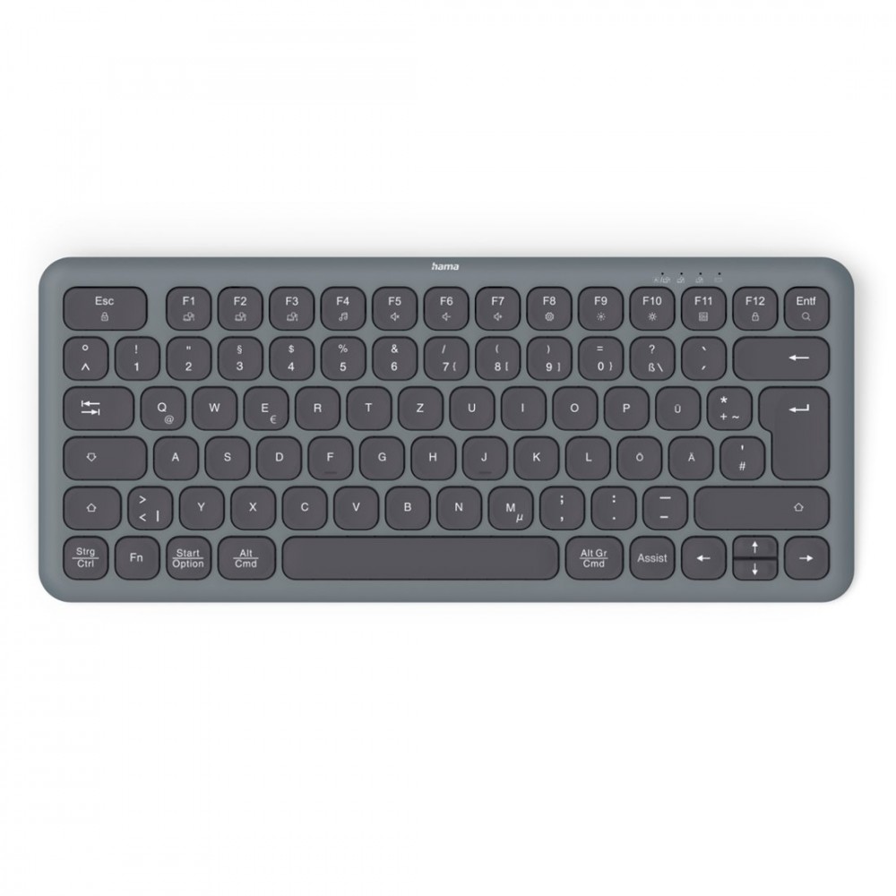 Hama Klawiatura WK-500 multi device Czarno-szara