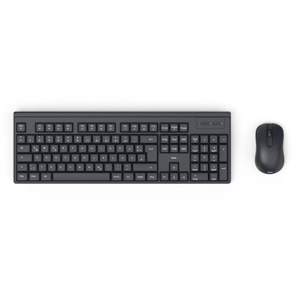 Hama Zestaw klawiatura i mysz WKM-100 Czarny