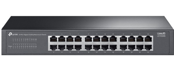 TP-LINK Przełącznik LiteWave 24-Port Gigabit Switch LS1024G 24× Gigabit RJ45 Ports
