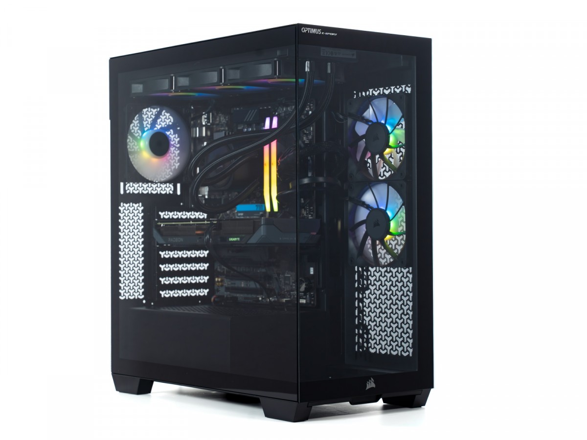 OPTIMUS Komputer E-Sport GB650T-CR3 R7-7800X3D/32GB/1TB/RX 9060 XT 16G/W11