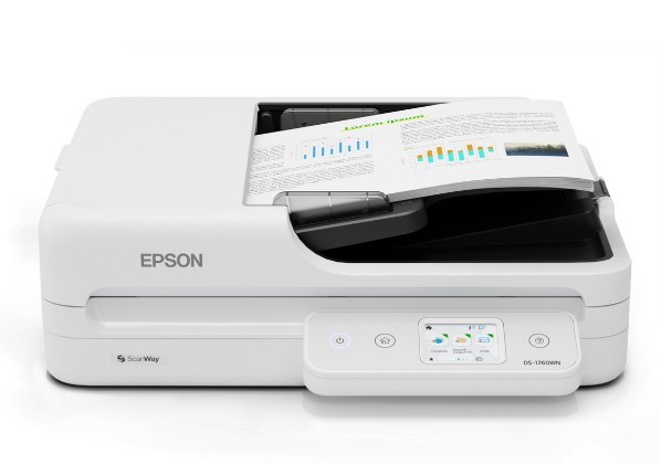 Epson Skaner WF DS-1760WN A4/USB/W(LAN)/30ppm/ADF60/2S-1P