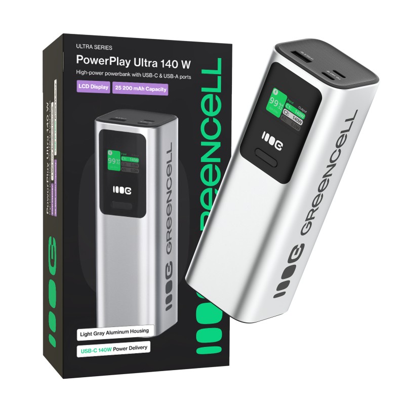 Green Cell Powerbank 25200mAh 140W PD