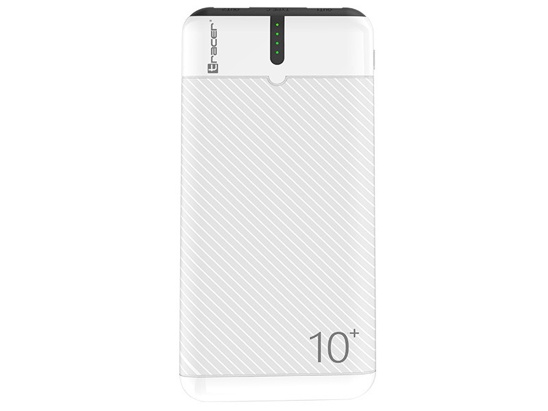 Tracer PowerBank EnerGo 10000mAh biało-czarny