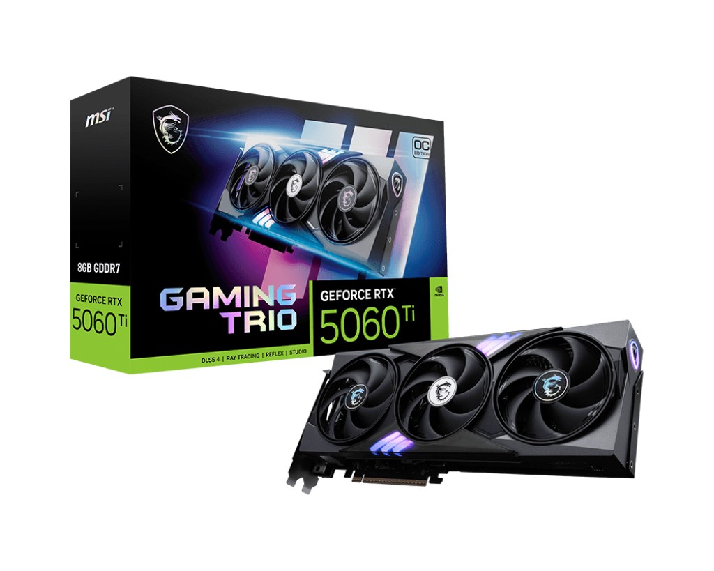 MSI Karta graficzna GeForce RTX 5060 Ti 8G GAMING TRIO OC
