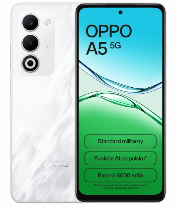 Oppo Smartfon A5 5G 4/128GB biały