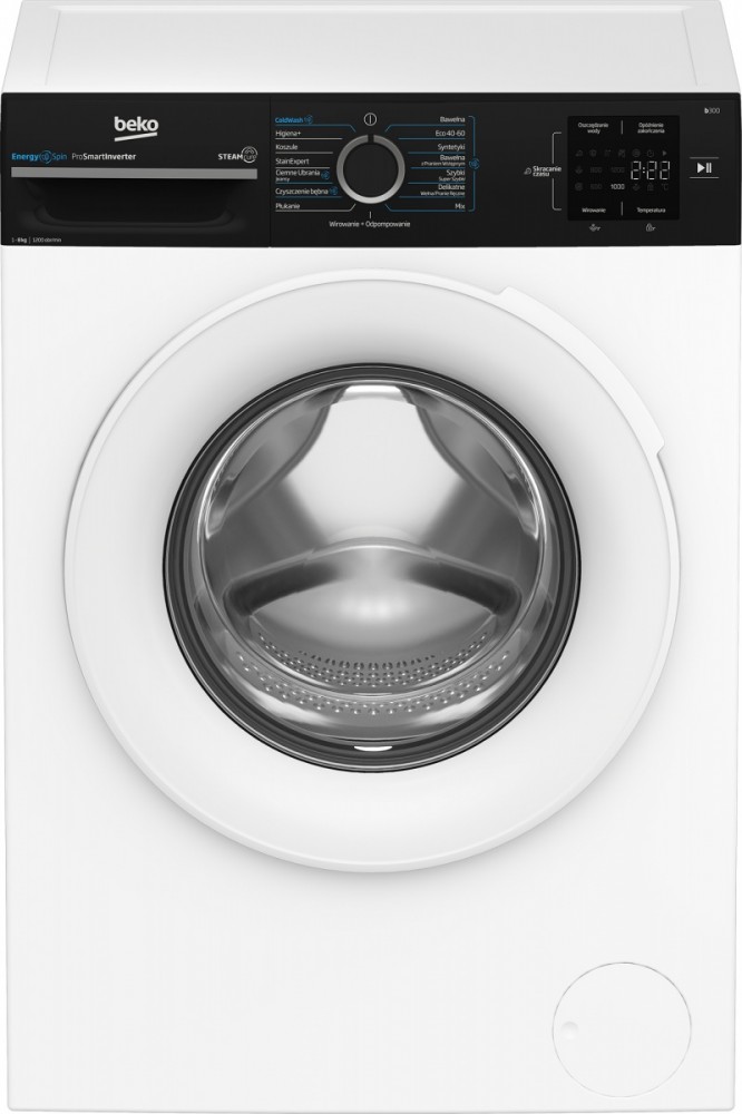 Beko Pralka slim BM3WFU3821WBW