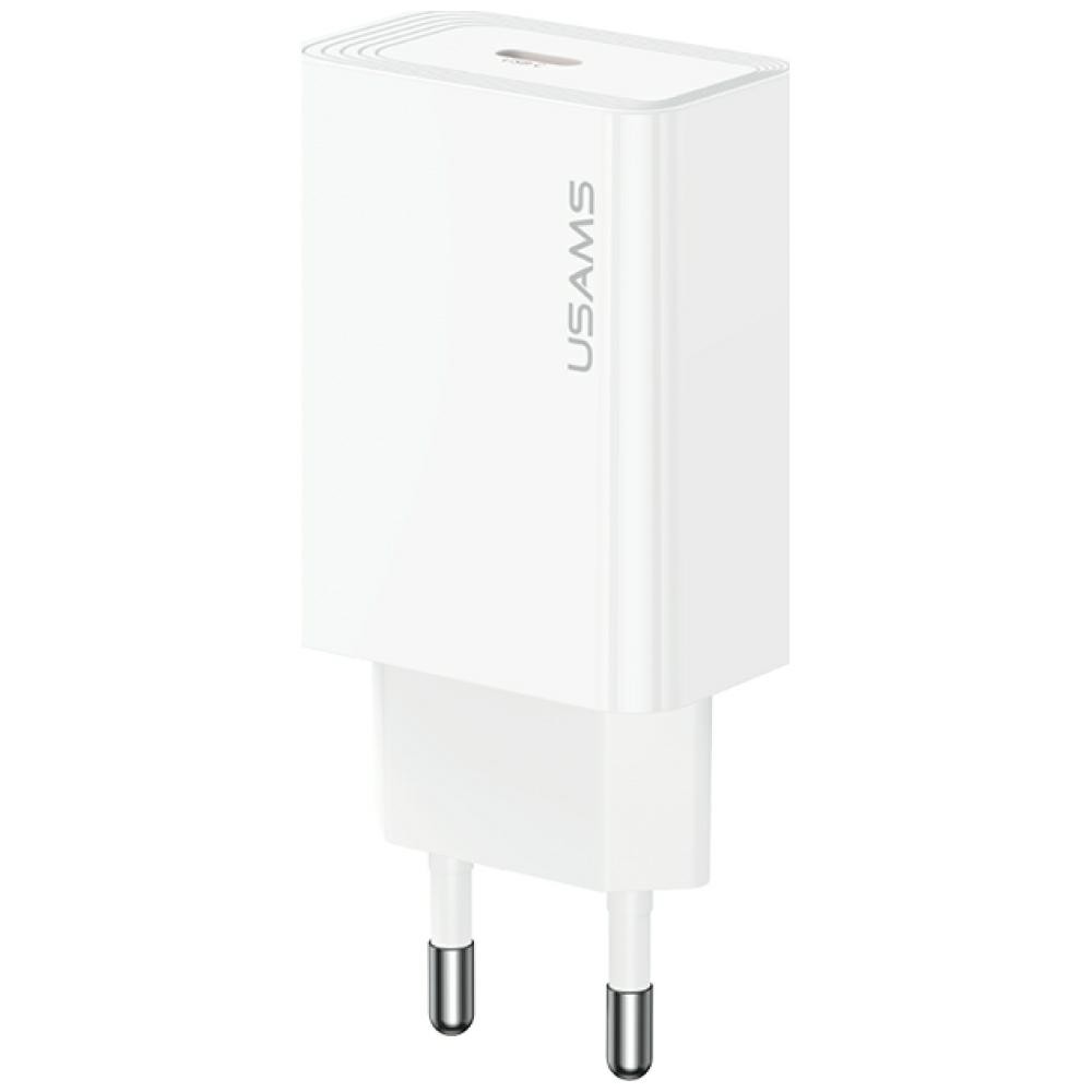 USAMS Ładowarka sieciowa T69 20W USB-C biały