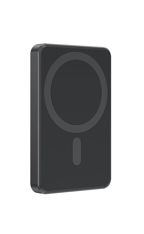 Gembird PowerBank bezprzewodowy, magnetyczny 5000mAh 15W czarny