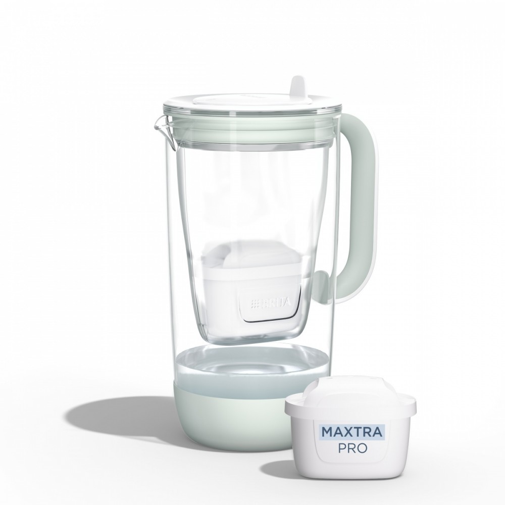 Brita Dzbanek filtrujący 2,5l szklany miętowy