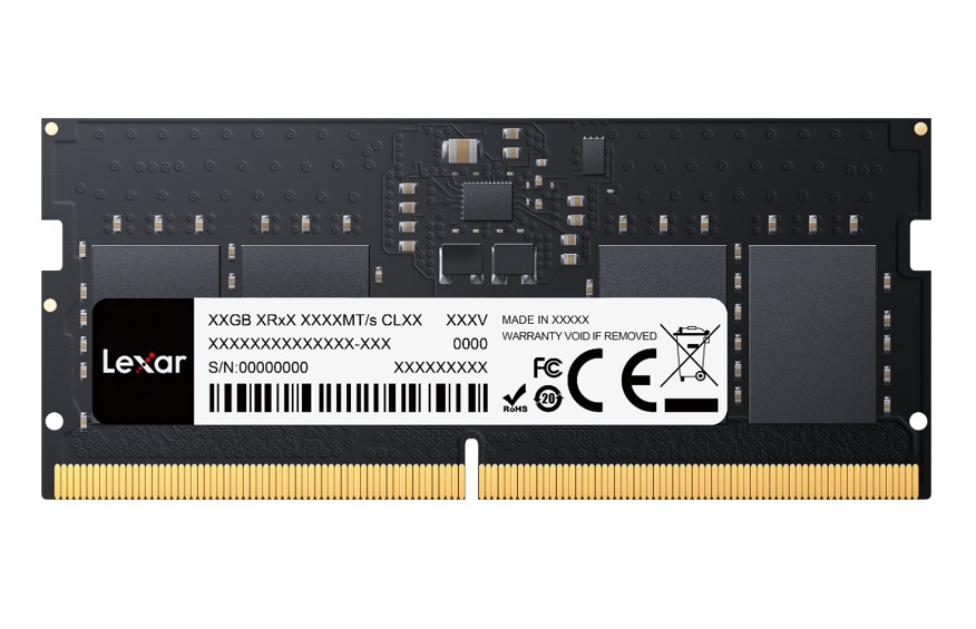 Lexar Pamięć do laptopa DDR5 SODIMM 8GB(1* 8GB)/4800 CL40