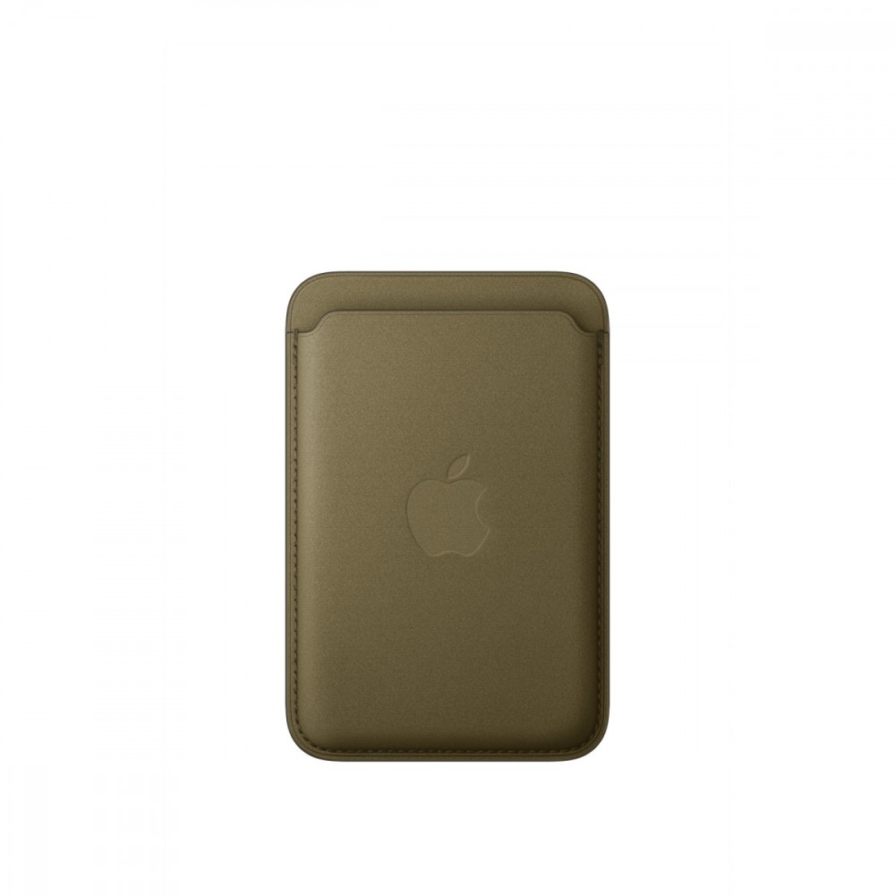 Apple Portfel z tkaniny FineWoven z MagSafe do iPhonea - ciemna oliwka