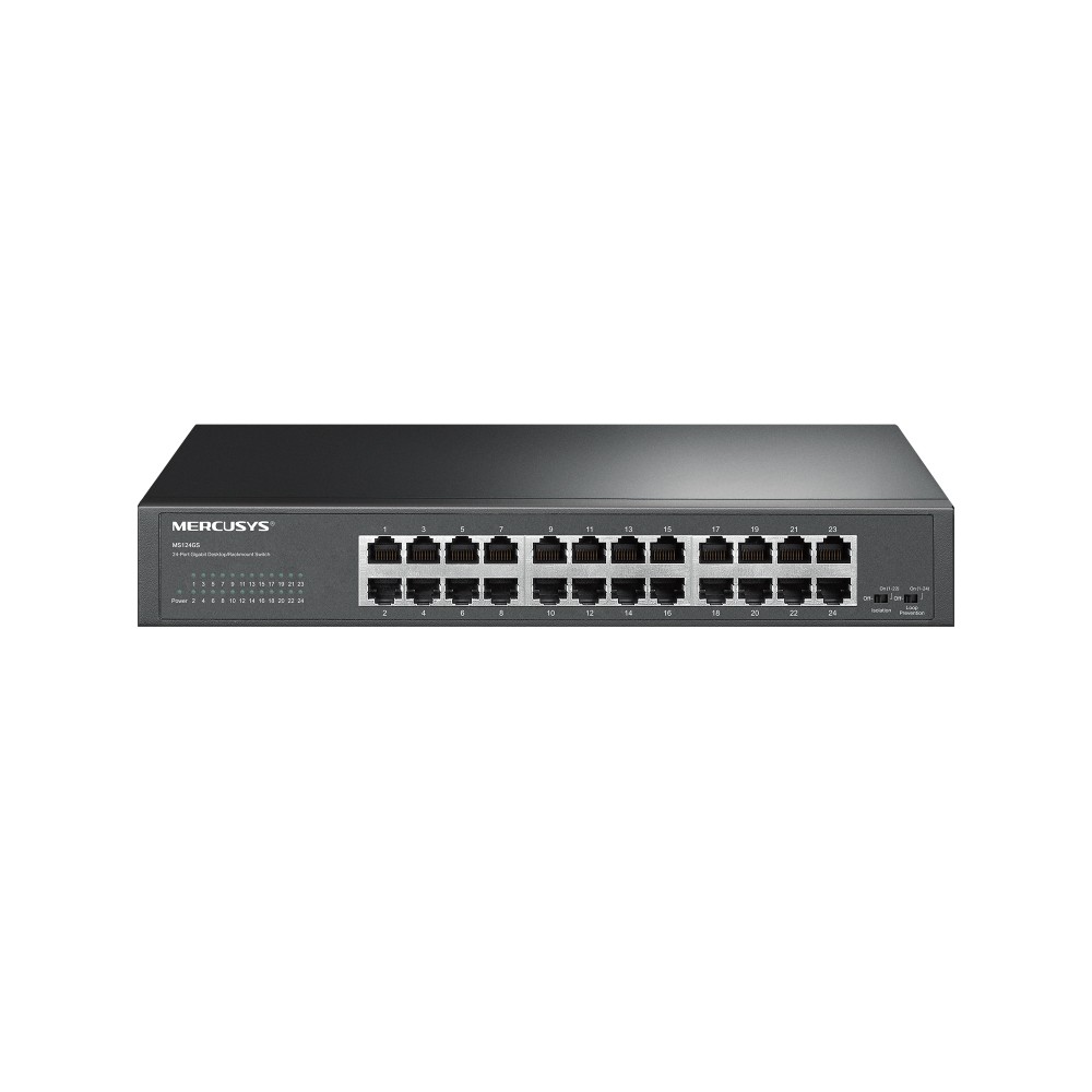 TP-LINK Przełącznik niezarządzalny Mercusys MS124GS 24 Gig Desktop/Rackmount Switch