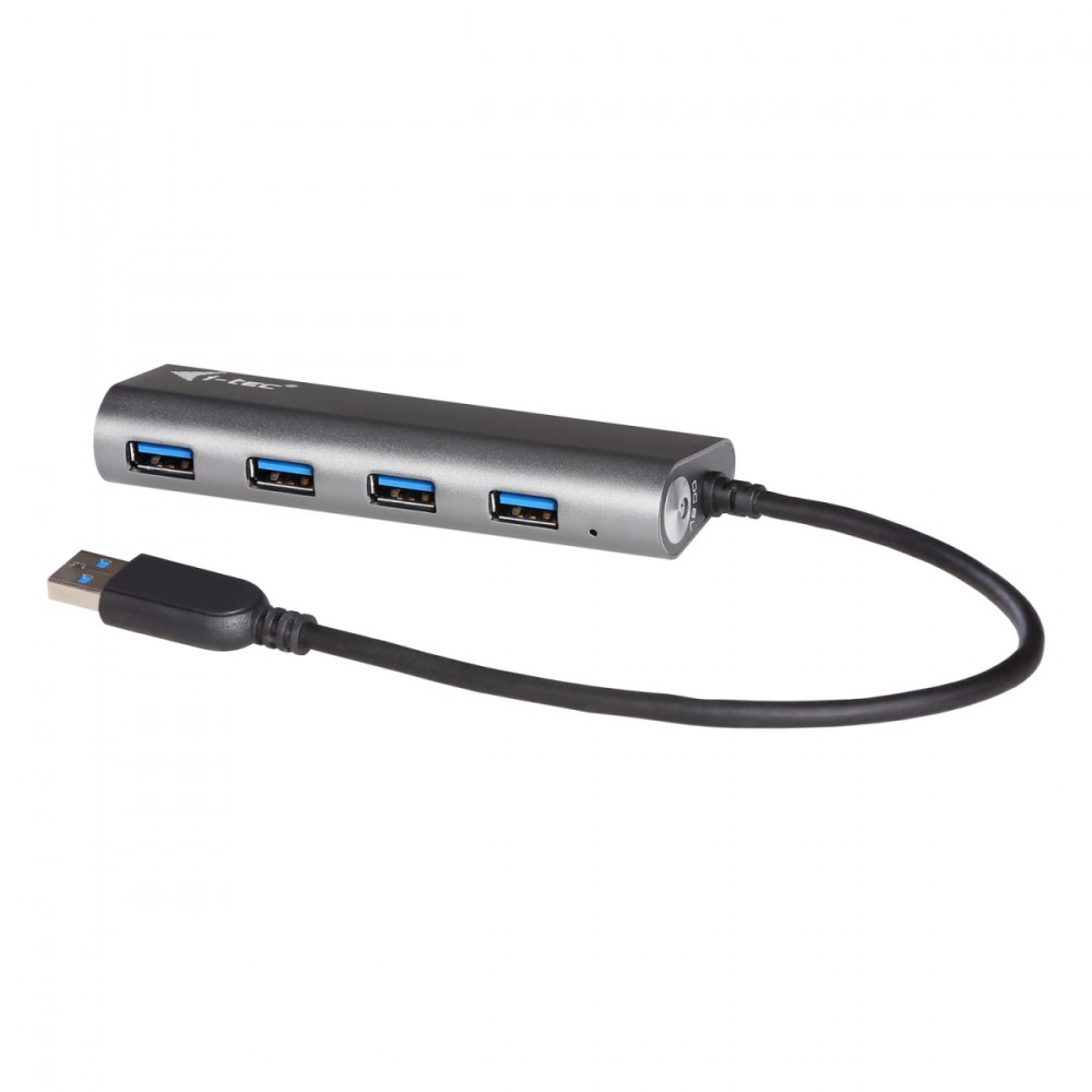 i-tec USB 3.0 Metal HUB Charging - 4 porty z zasilaczem/ładowaniem