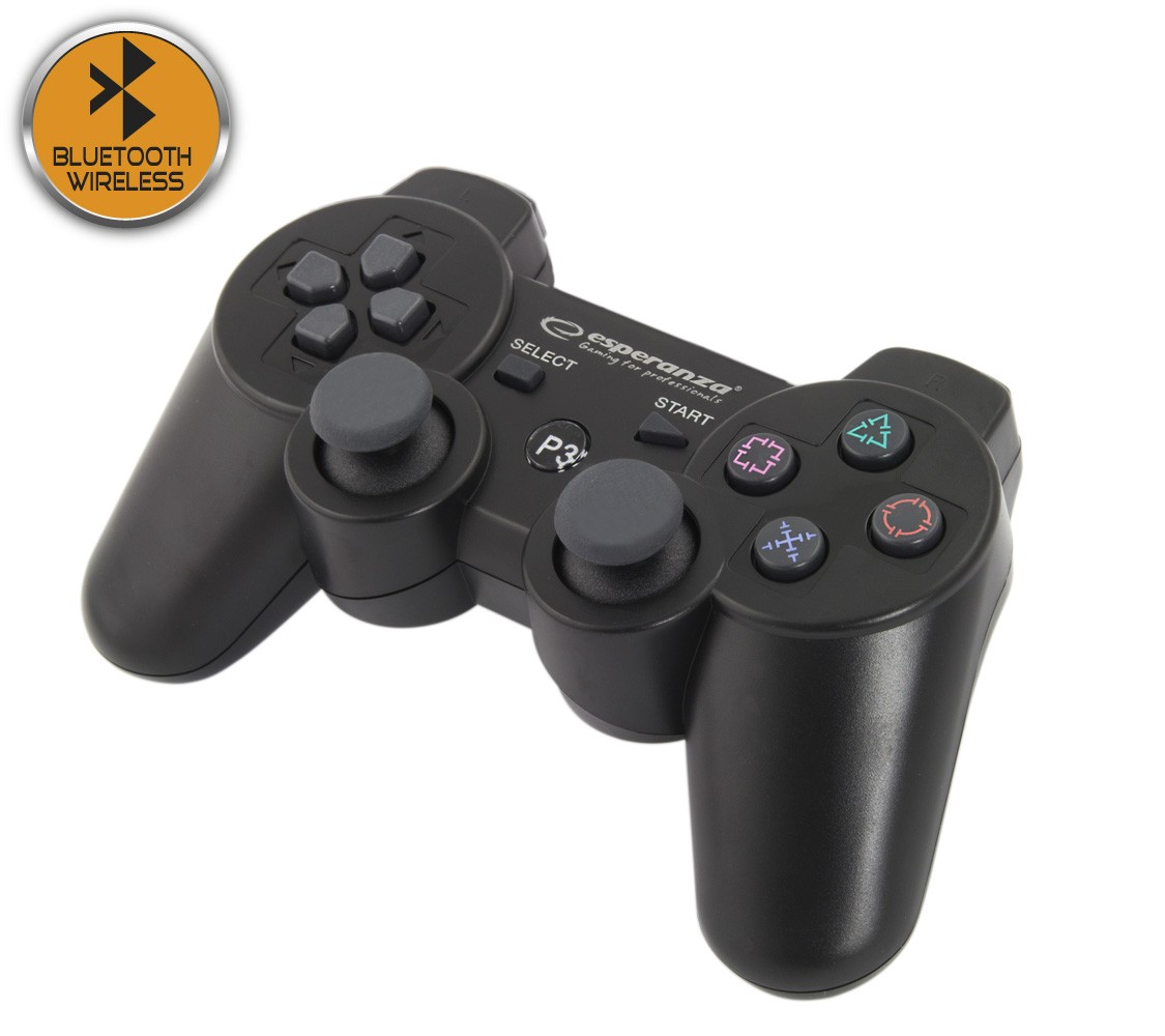 Esperanza Gamepad bezprzewodowy bluetooth MARINE PS3 EGG109K czarny