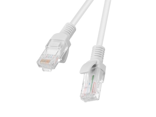 Lanberg Patchcord Kat.5E 1.0M UTP Szary