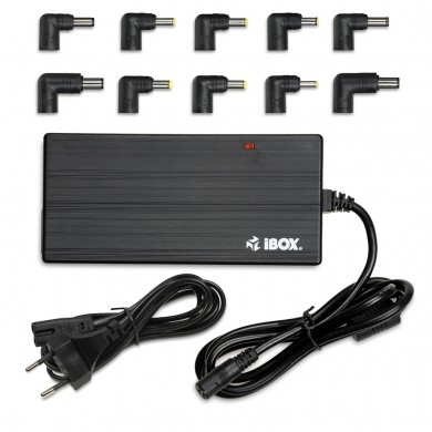 iBOX Uniwersalny zasilacz do notebooka IUZ90WA 90W Automiatic, slim