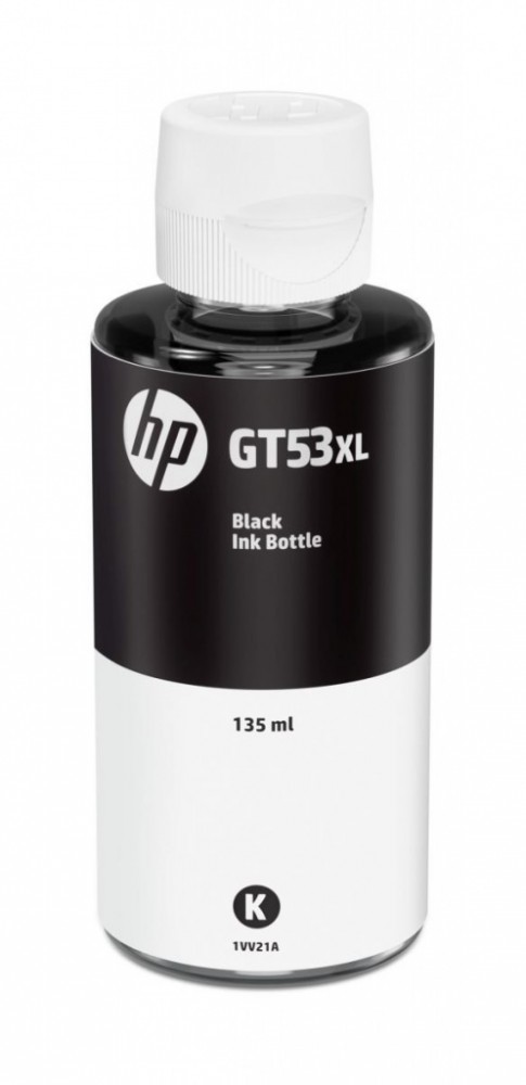 HP Wkład do drukarki atramentowej GT53XL Black 135ml 1VV21AE