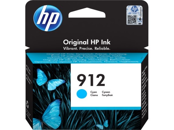 HP Tusz 912 Cyan Ink 3YL77AE