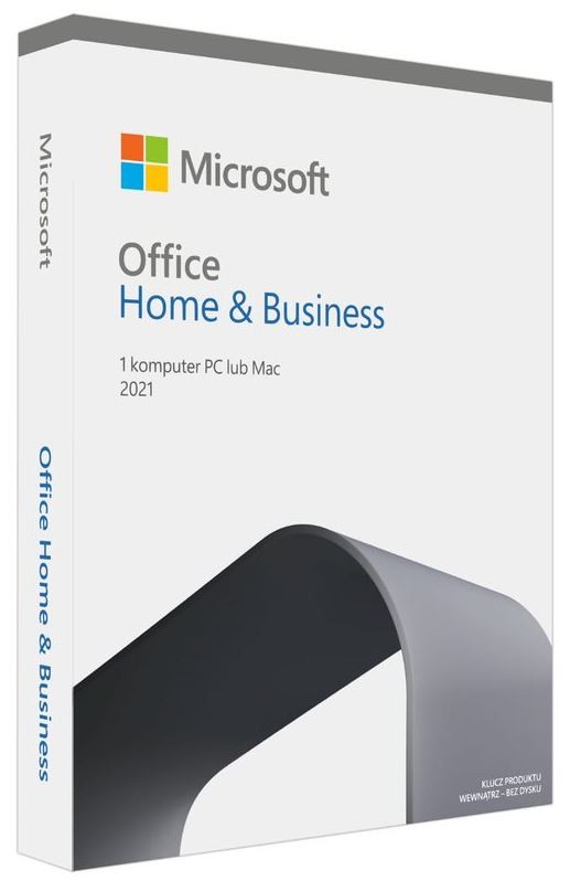 Microsoft Office Home & Business 2021 PL P8 Win/Mac Medialess Box T5D-03539 Zastępuje P/N: T5D-03319