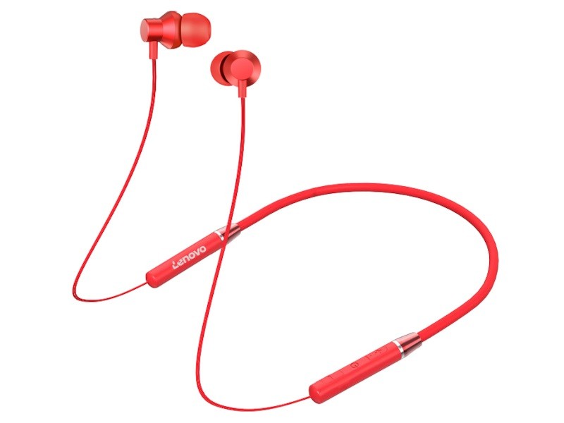 Lenovo sluchawki douszne bluetooth HE05 czerwon